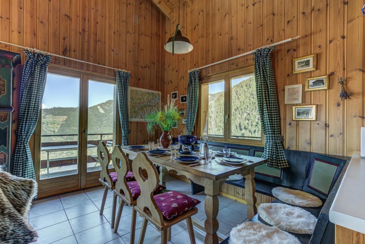 Chalet L'Ange La Tzoumaz Bagian luar foto