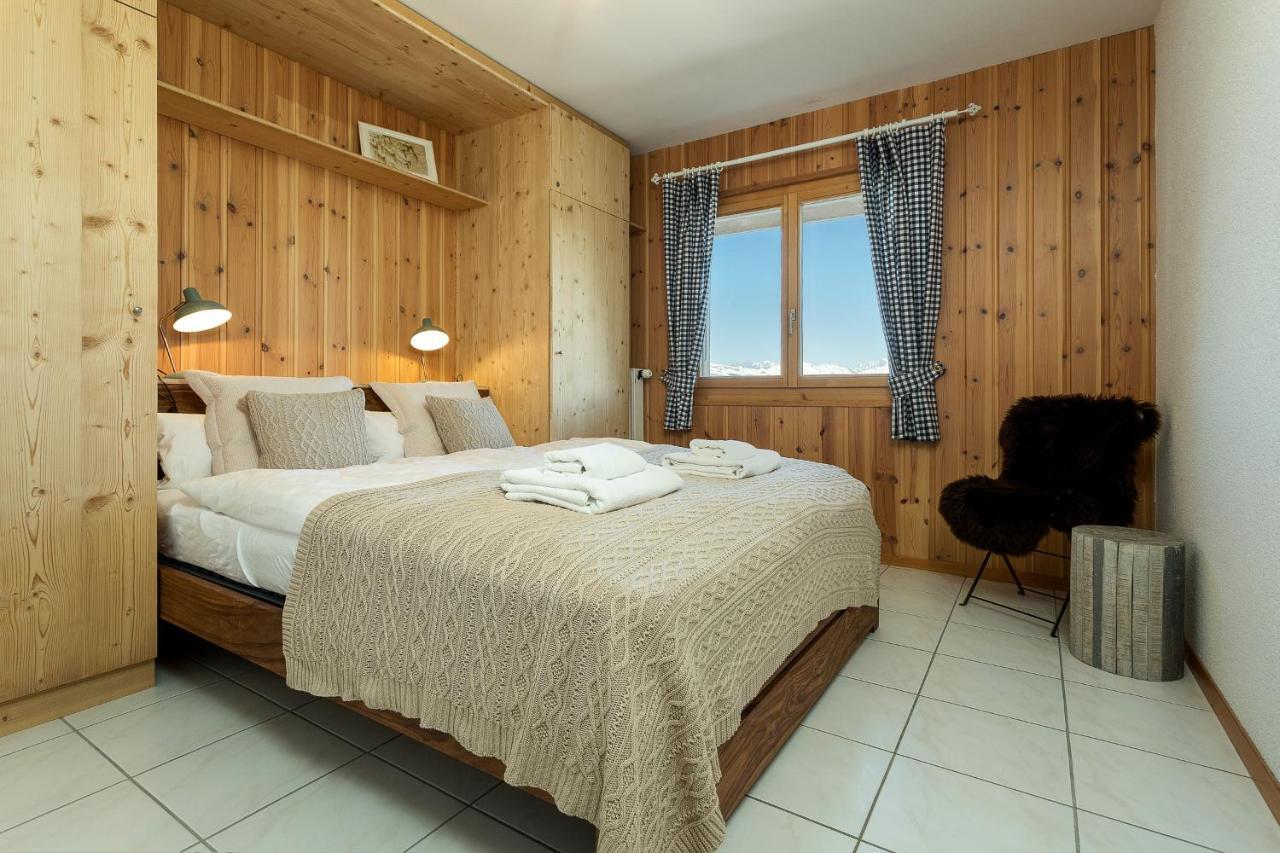 Chalet L'Ange La Tzoumaz Bagian luar foto