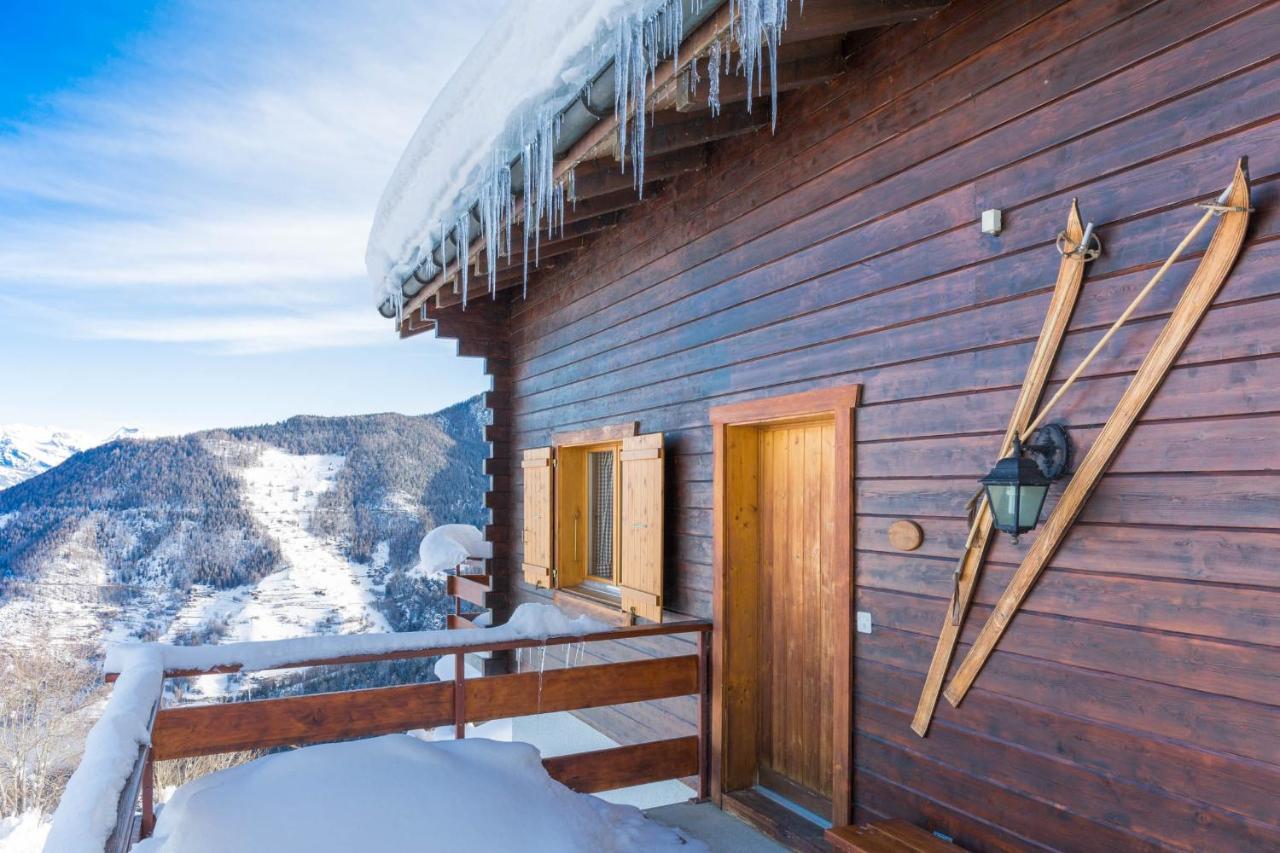 Chalet L'Ange La Tzoumaz Bagian luar foto