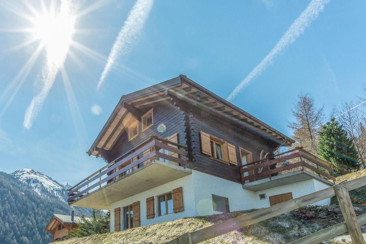 Chalet L'Ange La Tzoumaz Bagian luar foto